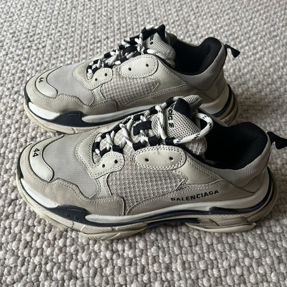 Balenciaga Triple S Neutral Sneakers - Picture 9 of 9